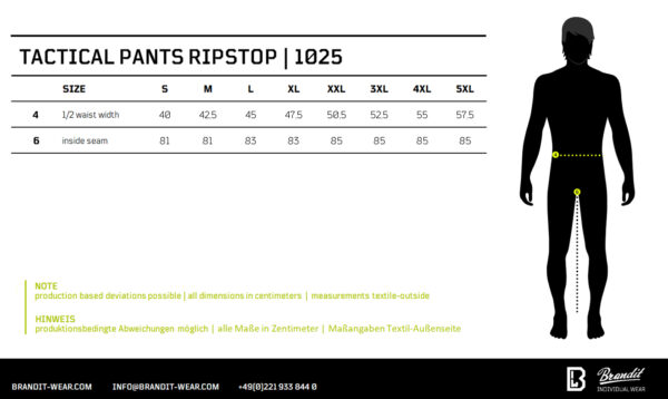 Tactical Pants Ripstop – Bild 7