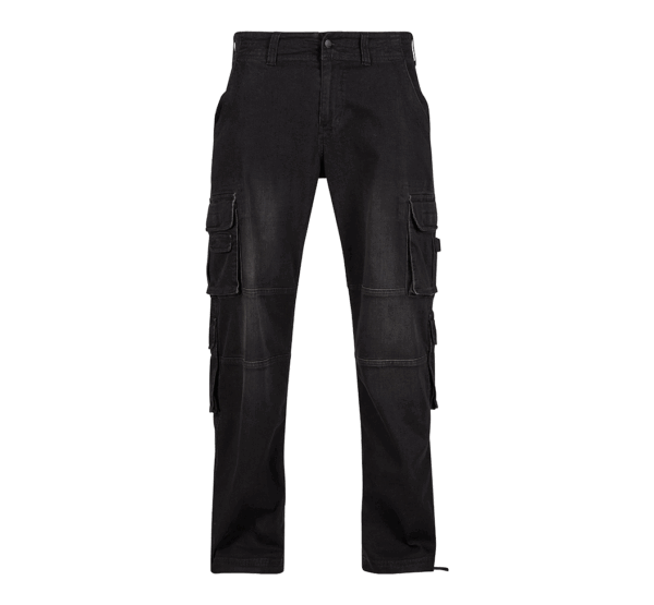 Denim Cargo Pants