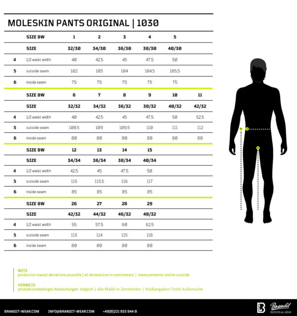Moleskin Hose Original – Bild 3