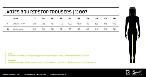 Women BDU Ripstop Pants – Bild 5