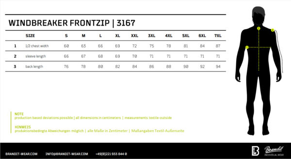 Frontzip Windbreaker – Bild 2