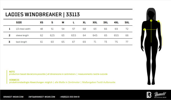 Women Frontzip Windbreaker – Bild 5