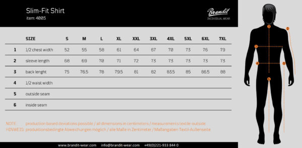 Slim Fit Shirt Long Sleeve  – Bild 6