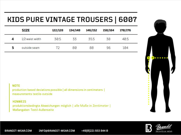 Kids Pure Vintage Pants – Bild 5