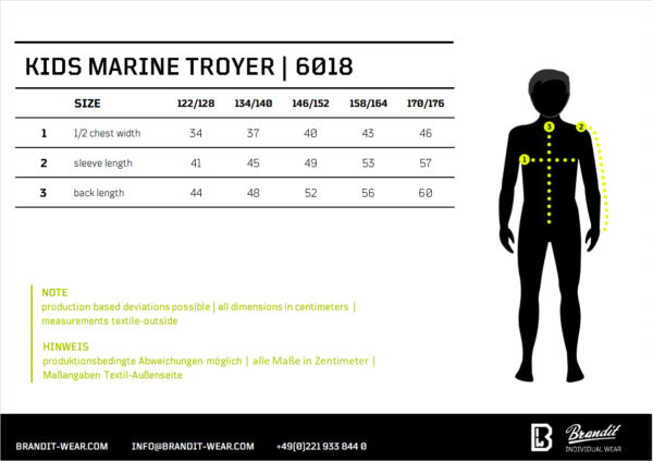 Kids Marine Pullover Troyer  – Bild 5