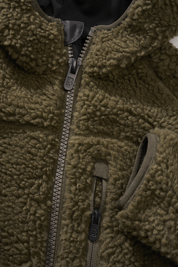 Kids Teddyfleece Jacket Hooded – Bild 3