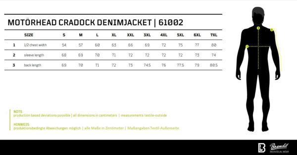 Motörhead Cradock Denim Jacket – Bild 7