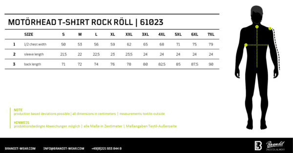 Motörhead T-Shirt Rock Röll – Bild 6