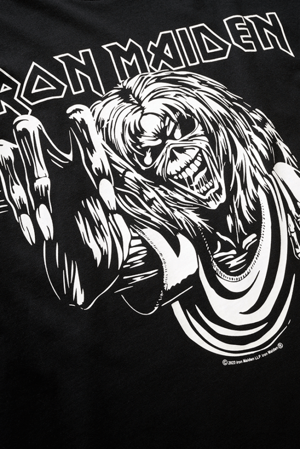 Iron Maiden T Shirt Eddy Glow – Bild 4