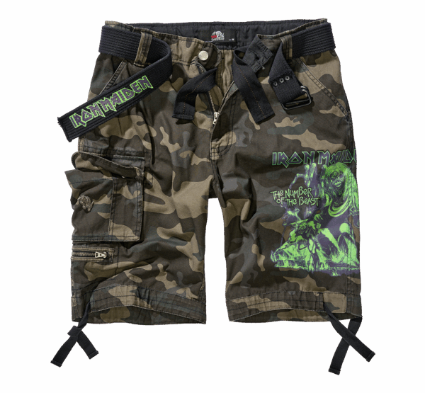 Iron Maiden Savage Shorts The Number of The Beast 