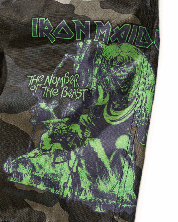 Iron Maiden Savage Shorts The Number of The Beast  – Bild 6