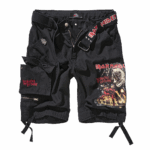 Iron Maiden Savage Shorts The Number of The Beast black edition » armywear.shop