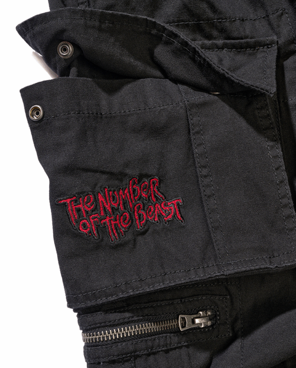 Iron Maiden Savage Shorts The Number of The Beast black edition – Bild 3