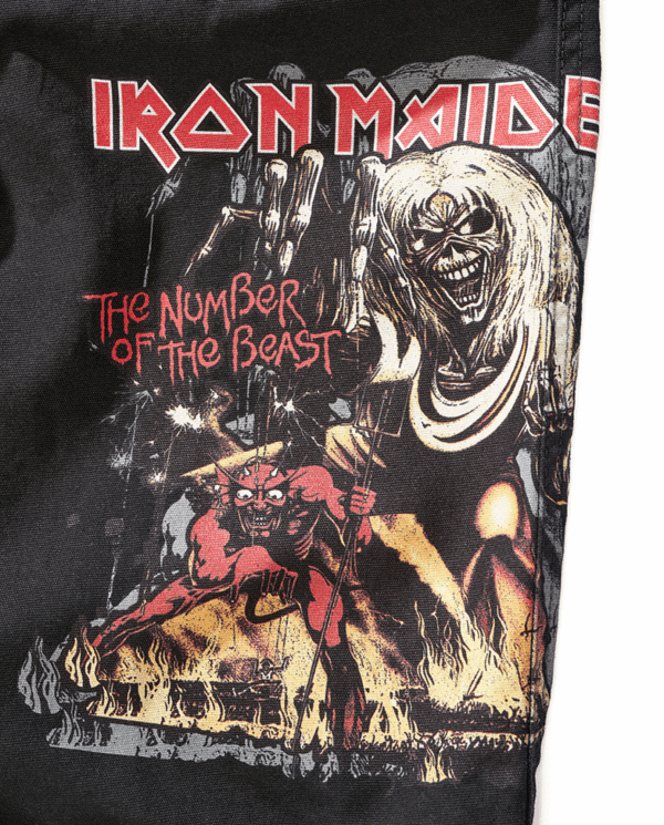 Iron Maiden Savage Shorts The Number of The Beast black edition – Bild 6