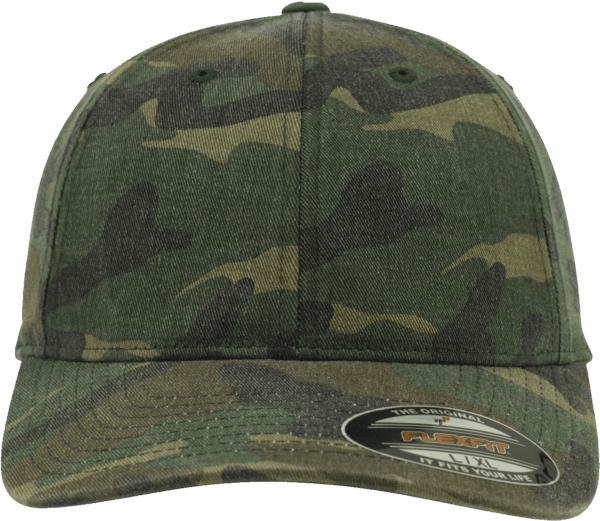 Flexfit Garment Washed Camo – Bild 2