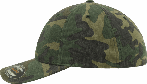 Flexfit Garment Washed Camo – Bild 3