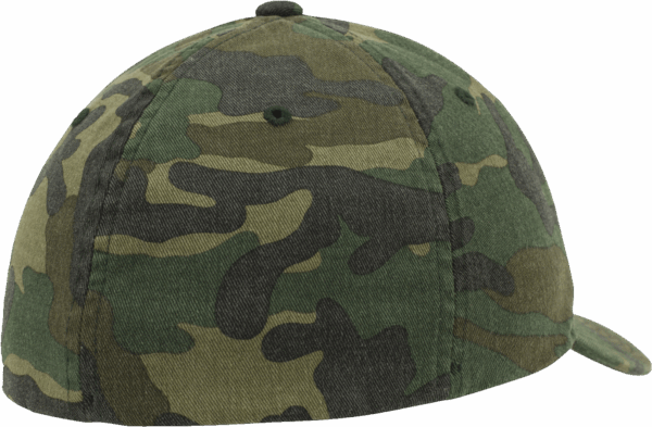 Flexfit Garment Washed Camo – Bild 5