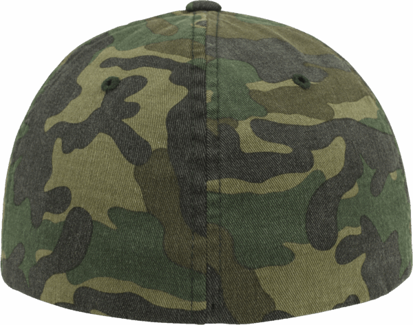 Flexfit Garment Washed Camo – Bild 6