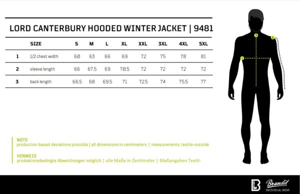Lord Canterbury Hooded Winter Jacket – Bild 2