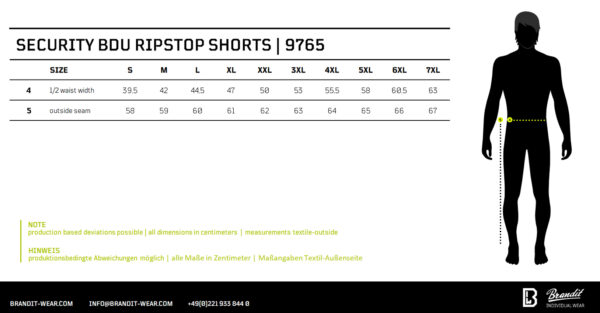 Security BDU Ripstop Shorts – Bild 6
