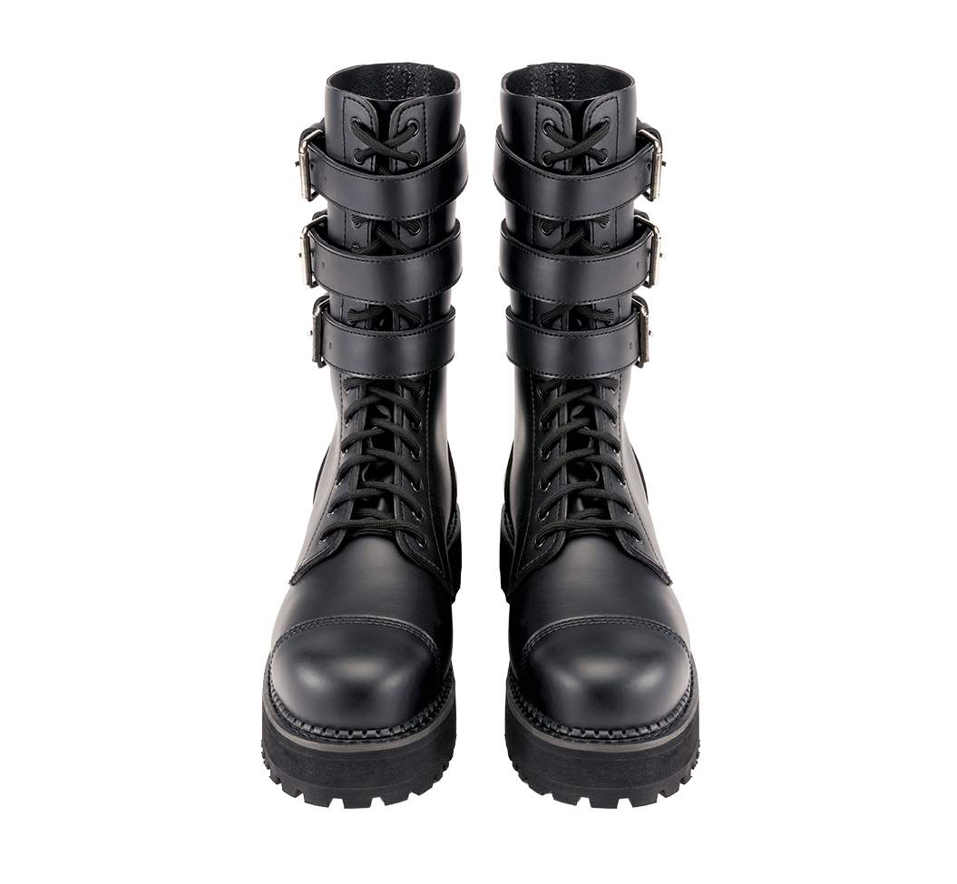 Plateau Phantom 3 Buckle Boots – armywear.shop Plateau Phantom 3 Buckle Boots – Bild 2